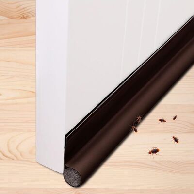 Melissa 96cm Bas De Porte Unilatéral Avec Joint Auto-adhésif Weather Stripping Door Seal Strip Boudin De Porte Stop Froid Protection Contre Les Courants D’air Et Le Bruit(brun) - Publicité Melissa 96cm Bas De Porte Unilatéral Avec Joint Auto-adhésif Weather Stripping Door Seal Strip Boudin De Porte Stop Froid Protection Contre Les Courants D’air Et Le Bruit(brun) - Publicité