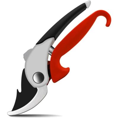 MOXIE Sécateur De Jardin, Conception De Poignée De Requin Ciseaux Professionnel De Jardin Sk5 Lame Tondeuse Avec Poignées En Éponge Et Protecteur De Sécurité Poignées Ergonomiques - Publicité MOXIE Sécateur De Jardin, Conception De Poignée De Requin Ciseaux Professionnel De Jardin Sk5 Lame Tondeuse Avec Poignées En Éponge Et Protecteur De Sécurité Poignées Ergonomiques - Publicité