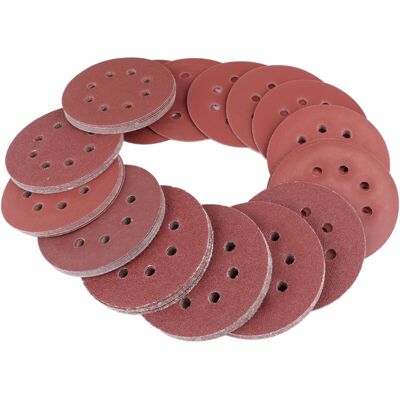 PELTOR Jeffergarden Disques De Papier De Verre Floqués 125 Mm, 100 Pièces, 5 Pouces, 8 Trous, Grain 10 - Publicité PELTOR Jeffergarden Disques De Papier De Verre Floqués 125 Mm, 100 Pièces, 5 Pouces, 8 Trous, Grain 10 - Publicité