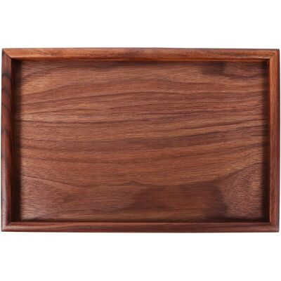 GRASSLIN Plateau De Salle De Bain Rectangulaire En Bois De Noyer Marron Pour Organiser Bouteilles De Shampoing Et Parfums, Plateau Multifonction Pour Maison Ou Fêtes'-'- - Publicité GRASSLIN Plateau De Salle De Bain Rectangulaire En Bois De Noyer Marron Pour Organiser Bouteilles De Shampoing Et Parfums, Plateau Multifonction Pour Maison Ou Fêtes'-'- - Publicité