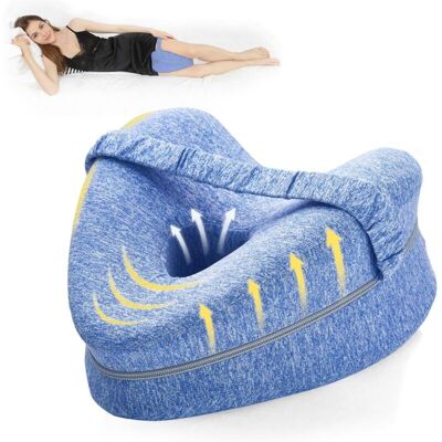 Melissa Coussin De Jambe, Genouillère Ergonomique Pour Dormir, Genouillère En Mousse À Mémoire De Forme Avec Sangle Pour Dormeur Latéral, Coussin De Soutien De Jambe Avec Housse Amovible - Publicité Melissa Coussin De Jambe, Genouillère Ergonomique Pour Dormir, Genouillère En Mousse À Mémoire De Forme Avec Sangle Pour Dormeur Latéral, Coussin De Soutien De Jambe Avec Housse Amovible - Publicité