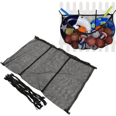 MOXIE Aougo – Sac De Rangement Pour Jouets De Piscine – Filet Suspendu 140 X 89 Cm – Capacité Jusqu'à 152,4 Cm – Montable Sur Clôtures Et Terrasses - Publicité MOXIE Aougo – Sac De Rangement Pour Jouets De Piscine – Filet Suspendu 140 X 89 Cm – Capacité Jusqu'à 152,4 Cm – Montable Sur Clôtures Et Terrasses - Publicité