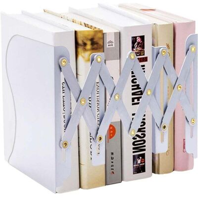 OEM Kindfiber Oü-serre-livres Réglable En Métal, Serre-livres Télescopique Pour Pour Cuisine, Bureau, Ecole,chambre, Salon,bibliothèque S'Étend Jusqu'à 48 Cm (blanc) - Publicité OEM Kindfiber Oü-serre-livres Réglable En Métal, Serre-livres Télescopique Pour Pour Cuisine, Bureau, Ecole,chambre, Salon,bibliothèque S'Étend Jusqu'à 48 Cm (blanc) - Publicité