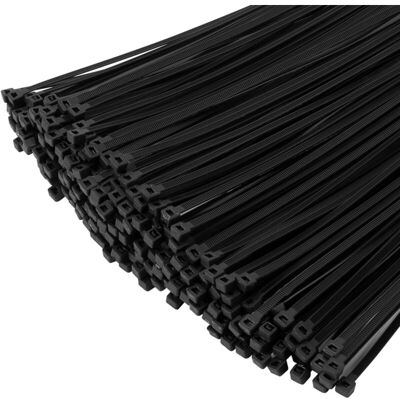 OEM 1000 Pièces Colliers De Serrage Professionnelles, Noir-300mm X 4.8mm, Autobloquant, Attache Câble Résistant Aux Uv, Idéale Pour L'Intérieur Et L'Extérieur - Publicité OEM 1000 Pièces Colliers De Serrage Professionnelles, Noir-300mm X 4.8mm, Autobloquant, Attache Câble Résistant Aux Uv, Idéale Pour L'Intérieur Et L'Extérieur - Publicité
