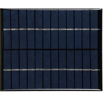 ACKERMAN Module De Panneau Solaire En Silicium Polycristallin Bricolage 2w 12v Pour La Charge De Projet De Science De La Lumière Solaire A - Publicité ACKERMAN Module De Panneau Solaire En Silicium Polycristallin Bricolage 2w 12v Pour La Charge De Projet De Science De La Lumière Solaire A - Publicité