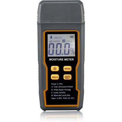 PELTOR Jeffergarden Détecteur D'Humidité Multifonctionnel À 4 Modes, Avec Écran Lcd, Pour Mmatériaux De Construction De Murs En Bois - Publicité PELTOR Jeffergarden Détecteur D'Humidité Multifonctionnel À 4 Modes, Avec Écran Lcd, Pour Mmatériaux De Construction De Murs En Bois - Publicité