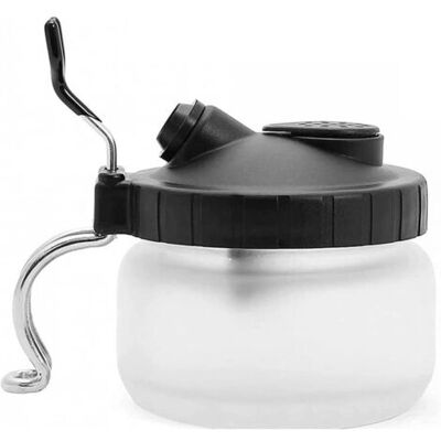 SCORPIO Pot De Nettoyage Pour Aérographe Porte-bouteilles En Verre Kit De Nettoyage De Filtre De Station De Peinture - Publicité SCORPIO Pot De Nettoyage Pour Aérographe Porte-bouteilles En Verre Kit De Nettoyage De Filtre De Station De Peinture - Publicité