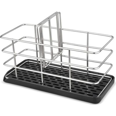 Vision Porte-éponge En Acier Inoxydable 304, Multifonctionnel Pour Évier De Cuisine, Organisateur D'Évier, Plateau Égouttoir À Vaisselle, Porte-savon, Panneau De Suspension Réglable - Publicité Vision Porte-éponge En Acier Inoxydable 304, Multifonctionnel Pour Évier De Cuisine, Organisateur D'Évier, Plateau Égouttoir À Vaisselle, Porte-savon, Panneau De Suspension Réglable - Publicité