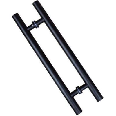 URSUS Accessoire De Porte Coulissante, Double Face En Forme De H, Poignée De Porte Battante Robuste, Noire Longueur 600 Mm Espacement Des Trous 400 Mm - Publicité URSUS Accessoire De Porte Coulissante, Double Face En Forme De H, Poignée De Porte Battante Robuste, Noire Longueur 600 Mm Espacement Des Trous 400 Mm - Publicité