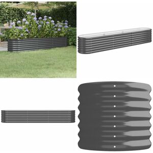 Vidaxl - Lit Surélevé De Jardin Acier Enduit De Poudre Anthracite - Jardiniere Surélevée - Bac À Fleurs - Pot De Fleurs Extérieur - Décoration Jardin - Plante Extérieure - Home & Living - Publicité Vidaxl - Lit Surélevé De Jardin Acier Enduit De Poudre Anthracite - Jardiniere Surélevée - Bac À Fleurs - Pot De Fleurs Extérieur - Décoration Jardin - Plante Extérieure - Home & Living - Publicité