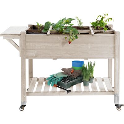 OEM Jardinière Sur Pied - Potager Sur Roulettes - Étagère, Tablette Rabattable, Inserts D'Irrigation, Feutre De Drainage - Publicité OEM Jardinière Sur Pied - Potager Sur Roulettes - Étagère, Tablette Rabattable, Inserts D'Irrigation, Feutre De Drainage - Publicité