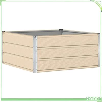 OEM Jardinière - Fafeicy - 42018078 - Acier - Ivoire - 100 X 100 X 45 Cm - Publicité OEM Jardinière - Fafeicy - 42018078 - Acier - Ivoire - 100 X 100 X 45 Cm - Publicité