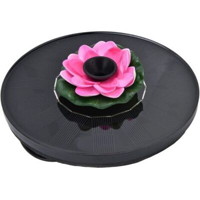 Zanussi Pompe Solaire Pour Fontaine Et Nénuphar Mini Fontaine D'Eau Flottante Pour Piscine, Étang, Jardin, Bains D'Oiseaux En Plein Air (rose) - Publicité Zanussi Pompe Solaire Pour Fontaine Et Nénuphar Mini Fontaine D'Eau Flottante Pour Piscine, Étang, Jardin, Bains D'Oiseaux En Plein Air (rose) - Publicité