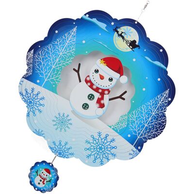 HEAT Carillon Éolien Suspendu 3d À Motif De Noël, Décoration Pour Jardin Ou Cour Extérieure - Publicité HEAT Carillon Éolien Suspendu 3d À Motif De Noël, Décoration Pour Jardin Ou Cour Extérieure - Publicité