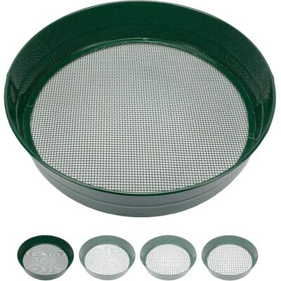GRASSLIN 1 - Tamis De Jardin - Passoire À Terre - Maille 3mm Pour Compost Et Semences - Usage Extérieur - Vert - 33x7cm - Publicité GRASSLIN 1 - Tamis De Jardin - Passoire À Terre - Maille 3mm Pour Compost Et Semences - Usage Extérieur - Vert - 33x7cm - Publicité