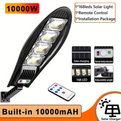Melissa 1pièces Lampe Solaire 168 Led 10000mah Réverbère Solaire Extérieur Étanche Led Pour Mur De Jardin Lampe Solaire À Angle Réglable Avec Modes À Distance - Publicité Melissa 1pièces Lampe Solaire 168 Led 10000mah Réverbère Solaire Extérieur Étanche Led Pour Mur De Jardin Lampe Solaire À Angle Réglable Avec Modes À Distance - Publicité