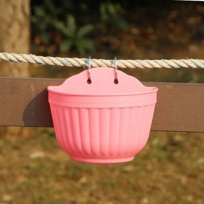 BRINSEA 1 Pot De Fleurs Mural Pour Décoration De Balcon De Jardin Extérieur, Rose, 21 Cm - Publicité BRINSEA 1 Pot De Fleurs Mural Pour Décoration De Balcon De Jardin Extérieur, Rose, 21 Cm - Publicité