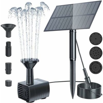 SANS MARQUE Fontaine Solaire De Pompe 5v 1.5w - Pompe À Eau Flottante Avec 4 Buses Pour Bassin / Piscine / Décoration De Jardin - Publicité SANS MARQUE Fontaine Solaire De Pompe 5v 1.5w - Pompe À Eau Flottante Avec 4 Buses Pour Bassin / Piscine / Décoration De Jardin - Publicité