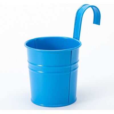 URSUS 2 Pots De Fleurs En Métal Suspendus, Jardinière En Pot En Fer Avec Trou De Drainage, Parfaits Pour La Décoration Du Jardin(bleu) - Publicité URSUS 2 Pots De Fleurs En Métal Suspendus, Jardinière En Pot En Fer Avec Trou De Drainage, Parfaits Pour La Décoration Du Jardin(bleu) - Publicité