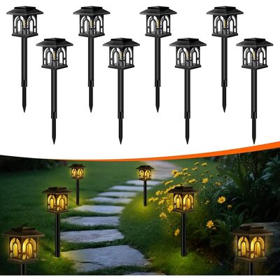 SANS MARQUE Lot De 8 Lampes Solaire Exterieur Jardin, Ip65 Étanche, Lumière Solaire Automatique Rechargeable, Decoration Jardin Pour Exterieur Balcon, Terrasse, Pot À Fleurs, Chemin, Pelouse(blanc Chaud) - Publicité SANS MARQUE Lot De 8 Lampes Solaire Exterieur Jardin, Ip65 Étanche, Lumière Solaire Automatique Rechargeable, Decoration Jardin Pour Exterieur Balcon, Terrasse, Pot À Fleurs, Chemin, Pelouse(blanc Chaud) - Publicité