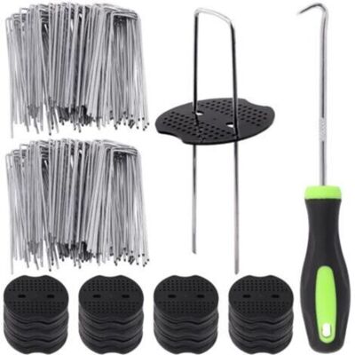 ABYSSE 100a, 201a, Kit - Kit De 201 Agrafes Pour Piquets De Jardin - Publicité ABYSSE 100a, 201a, Kit - Kit De 201 Agrafes Pour Piquets De Jardin - Publicité