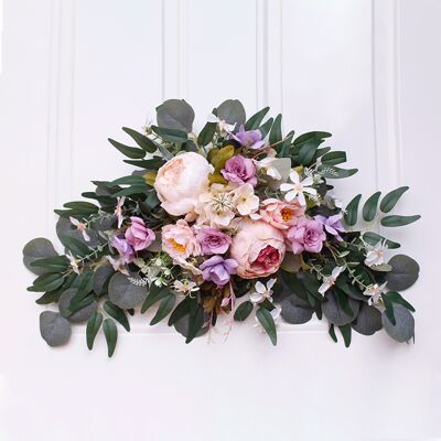 HEAT Arche De Mariage Artificielle Avec Fleurs Artificielles, Fausses Fleurs Décoratives - Publicité HEAT Arche De Mariage Artificielle Avec Fleurs Artificielles, Fausses Fleurs Décoratives - Publicité