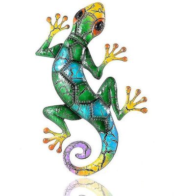 IRISFR Statues De Jardin En Métal Gecko, Ornements D'Extérieur En Fer Pour Maison Et Jardin-1 - Publicité IRISFR Statues De Jardin En Métal Gecko, Ornements D'Extérieur En Fer Pour Maison Et Jardin-1 - Publicité