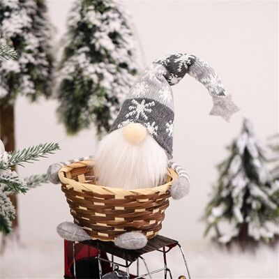 Melissa Panier De Bonbons De Noël, Nouveau Panier De Rangement De Bonbons De Poupée Elfe De Noël Rudolph, Jolie Décoration De Poupée Sans Visage, Paniers De Bonbons Joyeux Noël, Cadeau De Noël Pour Votre Fami - Publicité Melissa Panier De Bonbons De Noël, Nouveau Panier De Rangement De Bonbons De Poupée Elfe De Noël Rudolph, Jolie Décoration De Poupée Sans Visage, Paniers De Bonbons Joyeux Noël, Cadeau De Noël Pour Votre Fami - Publicité