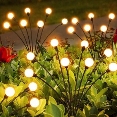 BRAST Lampes Solaires Luciole Anti Pelouse Lumières Jardin Cour Petit Paysage Décoration Blanc Chaud 10pcs Led 2 Pack - Publicité BRAST Lampes Solaires Luciole Anti Pelouse Lumières Jardin Cour Petit Paysage Décoration Blanc Chaud 10pcs Led 2 Pack - Publicité