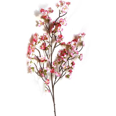 HEAT Fleurs De Cerisier Artificielles, 4 Branches Décoratives Réalistes, 97 Cm, Rose Foncé - Publicité HEAT Fleurs De Cerisier Artificielles, 4 Branches Décoratives Réalistes, 97 Cm, Rose Foncé - Publicité