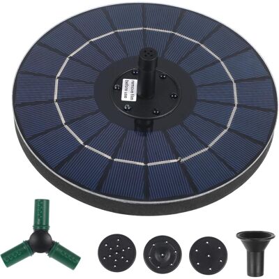 OEM Pompe Solaire Pour Fontaine Flottante À Énergie Solaire 18 Cm Pour Jardin Et Bassin Extérieur Lumières Rgb Colorées, Pompe De Fontaine À Oiseaux Pour Décor De Patio Et Bassin - Publicité OEM Pompe Solaire Pour Fontaine Flottante À Énergie Solaire 18 Cm Pour Jardin Et Bassin Extérieur Lumières Rgb Colorées, Pompe De Fontaine À Oiseaux Pour Décor De Patio Et Bassin - Publicité