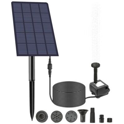 ABYSSE Pompe Solaire Pour Bassin 2,5 W Aérateur Solaire De Bassin Pompe A Air Bassin Pompe Bassin Solaire Aérateur D'Aquarium Aérateur De Pêche Pour Bassin Jardin Bassin Pêche En Plein Air Extérieurs - Publicité ABYSSE Pompe Solaire Pour Bassin 2,5 W Aérateur Solaire De Bassin Pompe A Air Bassin Pompe Bassin Solaire Aérateur D'Aquarium Aérateur De Pêche Pour Bassin Jardin Bassin Pêche En Plein Air Extérieurs - Publicité