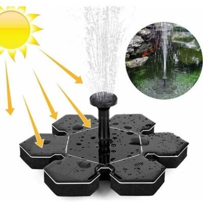 ABYSSE Fontaine Solaire D'Extérieur Avec Panneau Solaire 1,5 W - Publicité ABYSSE Fontaine Solaire D'Extérieur Avec Panneau Solaire 1,5 W - Publicité