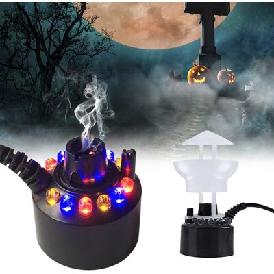 GRASSLIN 1 Brumisateur À Ultrasons, 12 Led Trois Couleurs, Protection Anti-éclaboussures, Pour Fontaine Et Décoration Halloween - Publicité GRASSLIN 1 Brumisateur À Ultrasons, 12 Led Trois Couleurs, Protection Anti-éclaboussures, Pour Fontaine Et Décoration Halloween - Publicité
