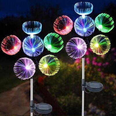 MOXIE Lumière Solaire Jardin, 2 Pièces Fleur Lampe Solaire Extérieure Étanche Paysage Lampe Décoration De Jardin Patio, Mariage, Noël, Pelouse, Terrasse - Publicité MOXIE Lumière Solaire Jardin, 2 Pièces Fleur Lampe Solaire Extérieure Étanche Paysage Lampe Décoration De Jardin Patio, Mariage, Noël, Pelouse, Terrasse - Publicité