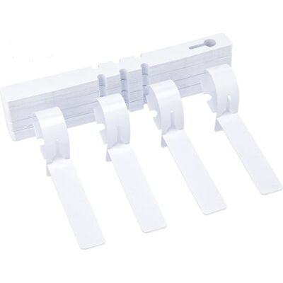 Zanussi 100 Pièces 2 X 21 Cm Blanc Étiquettes Pour Plantes, Etiquette Potager Jardin, Étiquettes Pour Arbre Fruitiers, Etiquette À Boucler , Etiquette Suspendable Exterieur Plastique - Publicité Zanussi 100 Pièces 2 X 21 Cm Blanc Étiquettes Pour Plantes, Etiquette Potager Jardin, Étiquettes Pour Arbre Fruitiers, Etiquette À Boucler , Etiquette Suspendable Exterieur Plastique - Publicité
