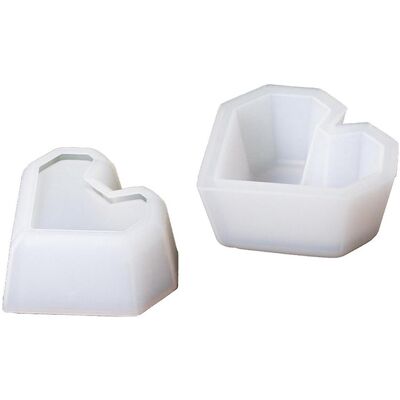 FLAMMKRAFT Moule À Pot De Fleurs En Silicone Et Béton À Faire Soi-même Pour La Décoration De Plantes Succulentes - Publicité FLAMMKRAFT Moule À Pot De Fleurs En Silicone Et Béton À Faire Soi-même Pour La Décoration De Plantes Succulentes - Publicité