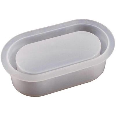 FLAMMKRAFT Moule Pour Pot De Fleurs Ovale, Porte-pot De Rangement, Boîte De Rangement, Moule Pour Jardinière - Publicité FLAMMKRAFT Moule Pour Pot De Fleurs Ovale, Porte-pot De Rangement, Boîte De Rangement, Moule Pour Jardinière - Publicité