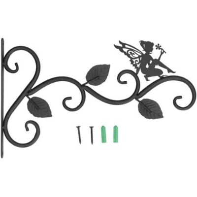 URSUS Plantes Suspendues Support En Fer Forgé Mur Jardinière Crochet Pots De Fleurs Cintre Pour Salon Balcon - Publicité URSUS Plantes Suspendues Support En Fer Forgé Mur Jardinière Crochet Pots De Fleurs Cintre Pour Salon Balcon - Publicité