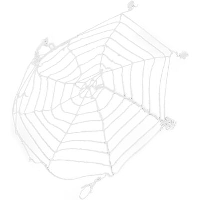 HEAT Toile D'Araignée Ronde Blanche De 3,6 M, Décoration D'Halloween Pour L'Intérieur Et L'Extérieur (jardin Ou Cour). Publicité HEAT Toile D'Araignée Ronde Blanche De 3,6 M, Décoration D'Halloween Pour L'Intérieur Et L'Extérieur (jardin Ou Cour). Publicité