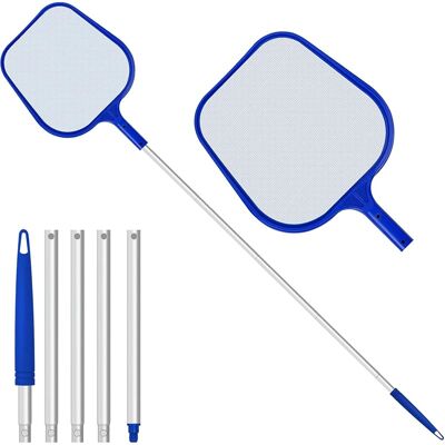 SANS MARQUE Épuisettes De Surface Pour Piscine, Filet De Piscine, Épuisette Piscine Avec 120cm Télescopique Réglable Pour Nettoyer La Piscine Fontaine Bassins - Publicité SANS MARQUE Épuisettes De Surface Pour Piscine, Filet De Piscine, Épuisette Piscine Avec 120cm Télescopique Réglable Pour Nettoyer La Piscine Fontaine Bassins - Publicité
