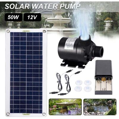 Melissa Debuns – Pompe Solaire 800l/h 50w – Moteur Sans Balais – Hauteur De Refoulement 5m – Panneau 12v Pour Fontaine De Jardin - Publicité Melissa Debuns – Pompe Solaire 800l/h 50w – Moteur Sans Balais – Hauteur De Refoulement 5m – Panneau 12v Pour Fontaine De Jardin - Publicité