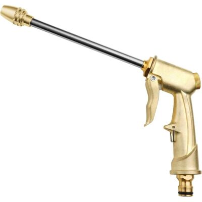 Melissa Pistolet D'Arrosage Métal, Pistolet Arrosoir Métal Haute Pression, Pistolet À Eau De Jardin Robuste Avec Buse En Laiton Lavage De Voiture, Nettoyage, Irrigation De Jardin Et Pelouse- Long - Publicité Melissa Pistolet D'Arrosage Métal, Pistolet Arrosoir Métal Haute Pression, Pistolet À Eau De Jardin Robuste Avec Buse En Laiton Lavage De Voiture, Nettoyage, Irrigation De Jardin Et Pelouse- Long - Publicité
