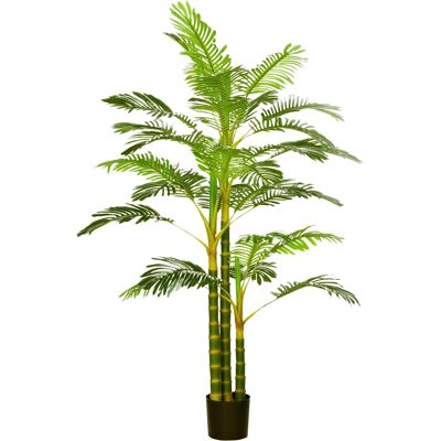 Generic Palmier Areca Artificiel Arbre Artificiel Hauteur 190 Cm Avec 30 Grandes Feuilles En Plastique Pot Inclus - Publicité Generic Palmier Areca Artificiel Arbre Artificiel Hauteur 190 Cm Avec 30 Grandes Feuilles En Plastique Pot Inclus - Publicité