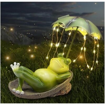Cellfast Grenouille Solaire Jardin Décor Statue Extérieur Parapluie Grenouille Led Sculptures Imperméables,mignonnes Grenouilles - Publicité Cellfast Grenouille Solaire Jardin Décor Statue Extérieur Parapluie Grenouille Led Sculptures Imperméables,mignonnes Grenouilles - Publicité