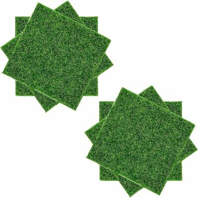 OEM Tapis De Gazon Artificiel 6pcs (15x15cm), Gazon Artificiel De Mousse Ornementale, Gazon De Mousse Miniature, Gazon Décoratif Pour Balcon Et Jardin. Publicité OEM Tapis De Gazon Artificiel 6pcs (15x15cm), Gazon Artificiel De Mousse Ornementale, Gazon De Mousse Miniature, Gazon Décoratif Pour Balcon Et Jardin. Publicité