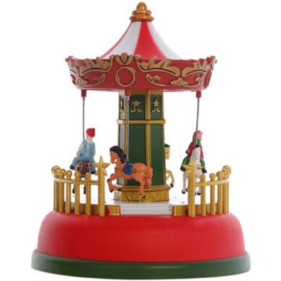 BRAST Mini Boîte À Musique De Noël, Carrousel Lumineux, Grande Roue Animée, Cadeau, Décoration De Bureau Romantique - Publicité BRAST Mini Boîte À Musique De Noël, Carrousel Lumineux, Grande Roue Animée, Cadeau, Décoration De Bureau Romantique - Publicité