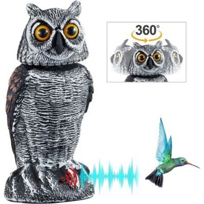 URSUS Faux Hibou Réaliste De La Statue De Hibou De La Statue,pour Jardin, Balcon, Terrasse, Multicolore-tête Rotative À 360° Pour Éloigner Les Oiseaux - Publicité URSUS Faux Hibou Réaliste De La Statue De Hibou De La Statue,pour Jardin, Balcon, Terrasse, Multicolore-tête Rotative À 360° Pour Éloigner Les Oiseaux - Publicité