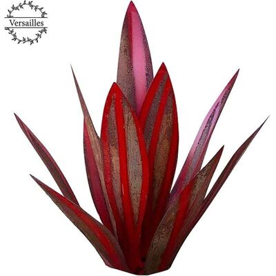 URSUS Plante D'Agave En Métal, Pour La Décoration De Jardin, Rouge, Sculpture Rustique De Tequila, Adaptée Pour L'Intérieur, Ornements De Pelouse - Publicité URSUS Plante D'Agave En Métal, Pour La Décoration De Jardin, Rouge, Sculpture Rustique De Tequila, Adaptée Pour L'Intérieur, Ornements De Pelouse - Publicité