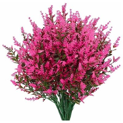OEM 8pcs Fleurs Artificielles En Plastique Extérieur Fleurs Artificielles Résistantes Aux Uv D'Extérieur Plantes Fleurs Décoratives Pour Arrangement Floral, Décoration De Jardin Maison (fuchsia) - Publicité OEM 8pcs Fleurs Artificielles En Plastique Extérieur Fleurs Artificielles Résistantes Aux Uv D'Extérieur Plantes Fleurs Décoratives Pour Arrangement Floral, Décoration De Jardin Maison (fuchsia) - Publicité